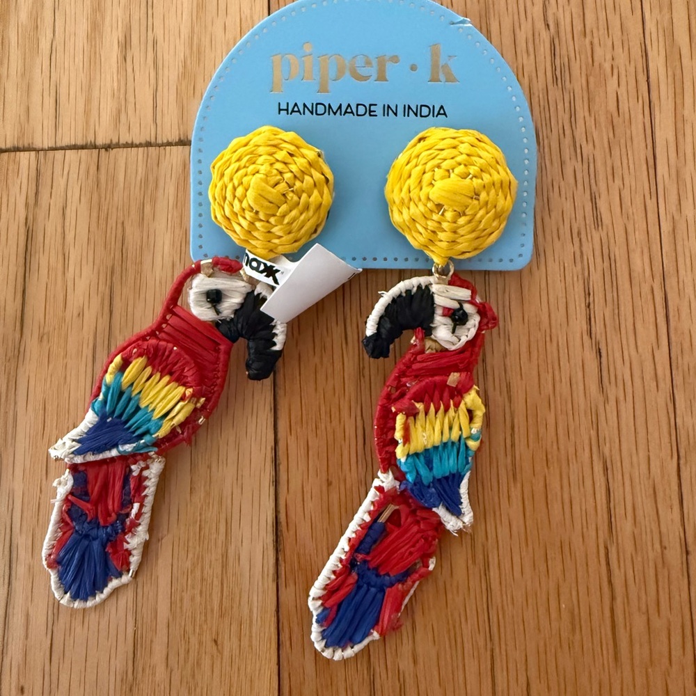 Parrot earrings